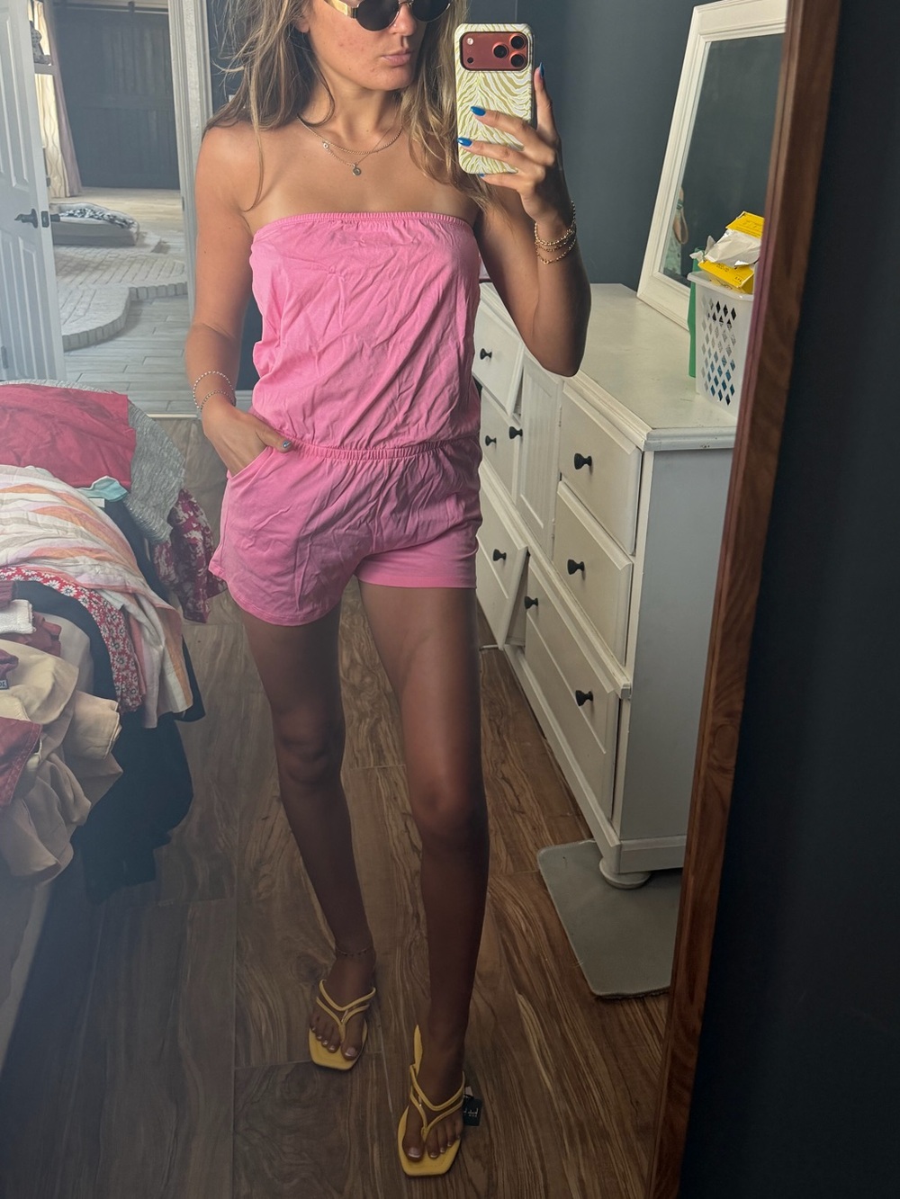 NWT SHORTS ROMPER